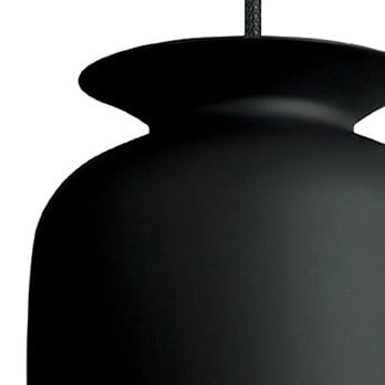Ronde taklampe liten - charcoal black (svart) - GUBI