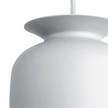 Ronde taklampe liten, matt white (hvit) GUBI