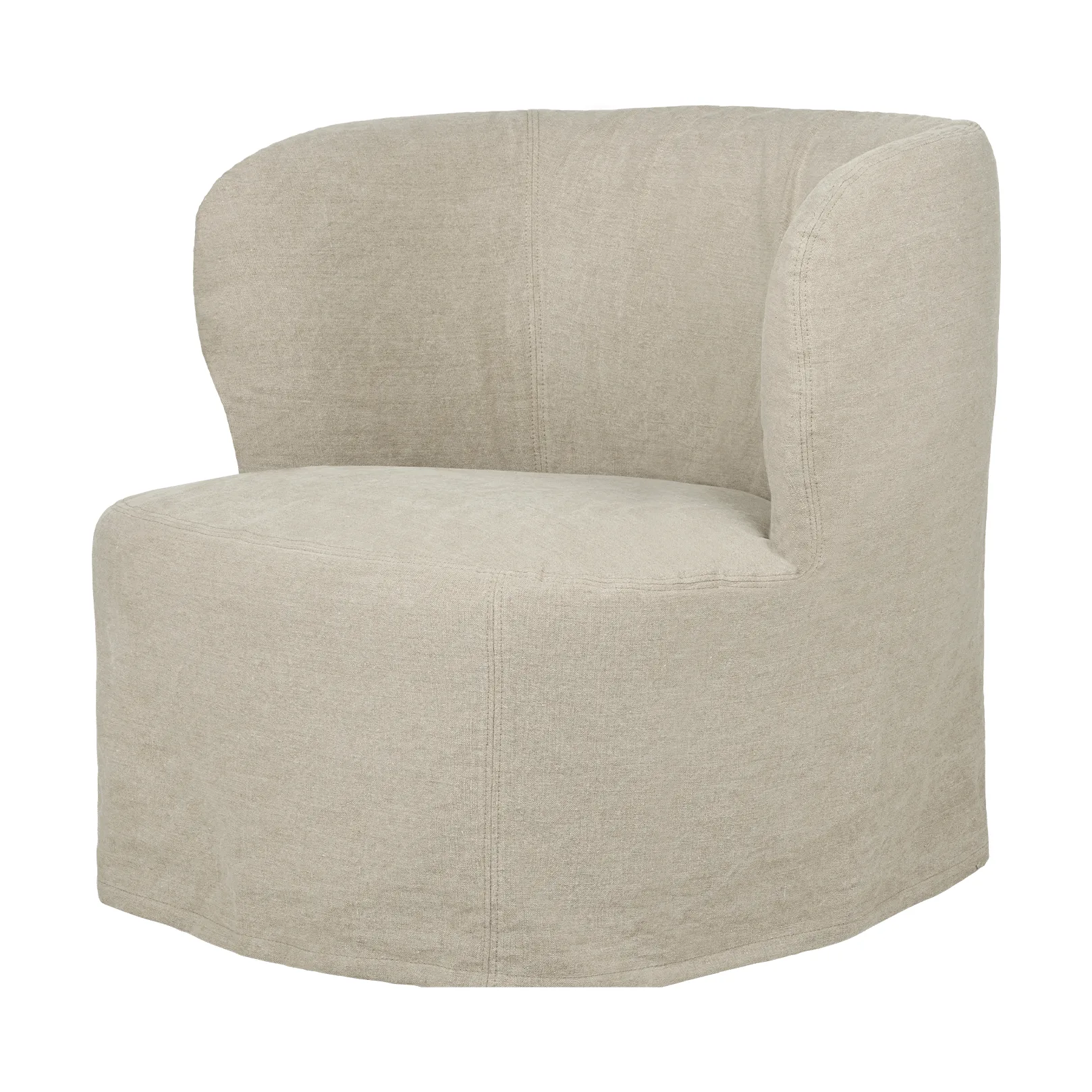 Stay Slipcover lenestol, Linen 0023, large GUBI