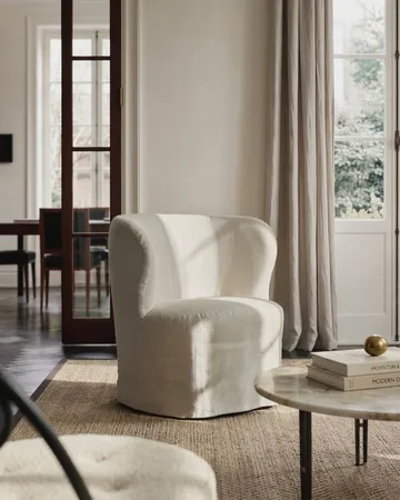 Stay Slipcover lenestol - Linen 0023, small - GUBI