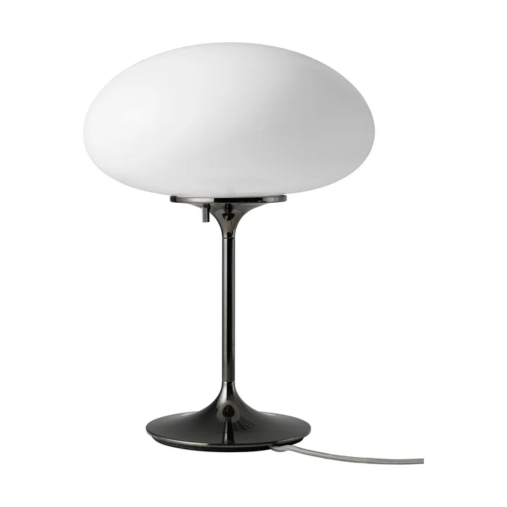 Stemlite bordlampe - Black chrome-opalglass, 42 cm - GUBI