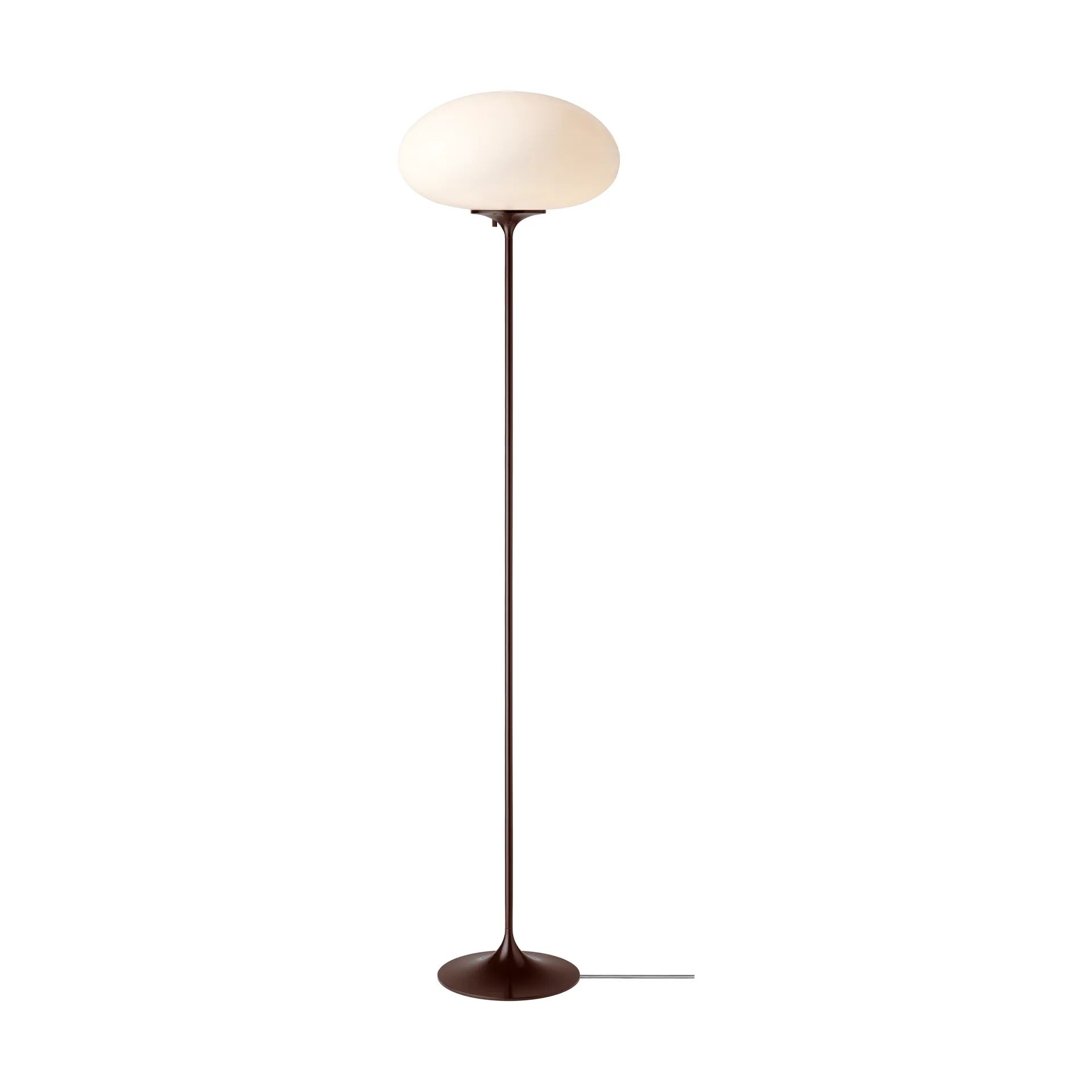 Stemlite gulvlampe, Black red-opalglass, 150 cm GUBI