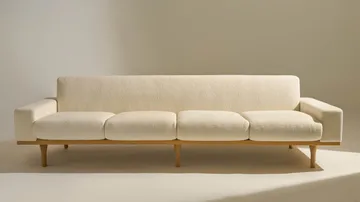 SW50 sofa - Harp 24 Ivory-oljet eik, 4-seter - GUBI