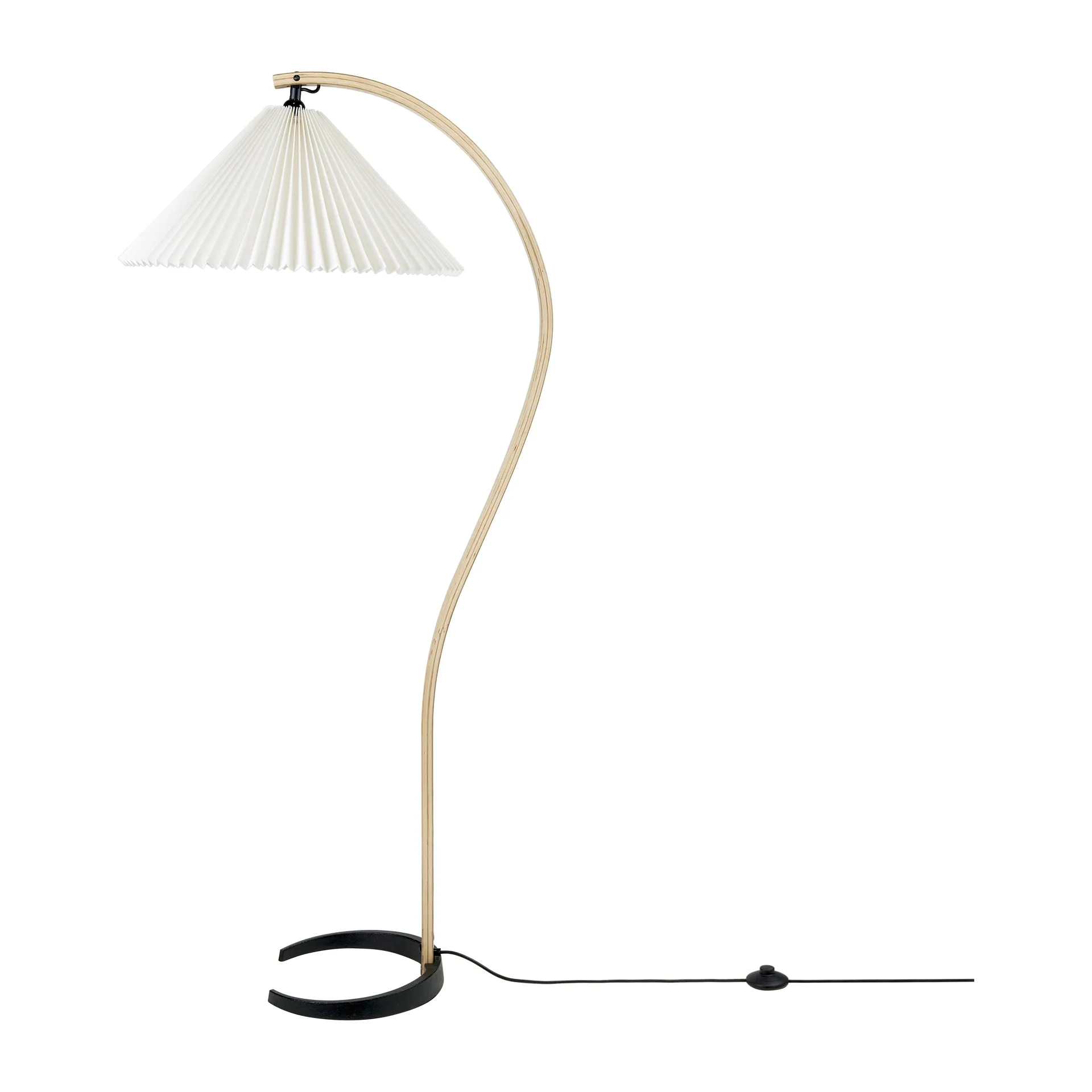 Timberline gulvlampe, Oak-birch-white GUBI