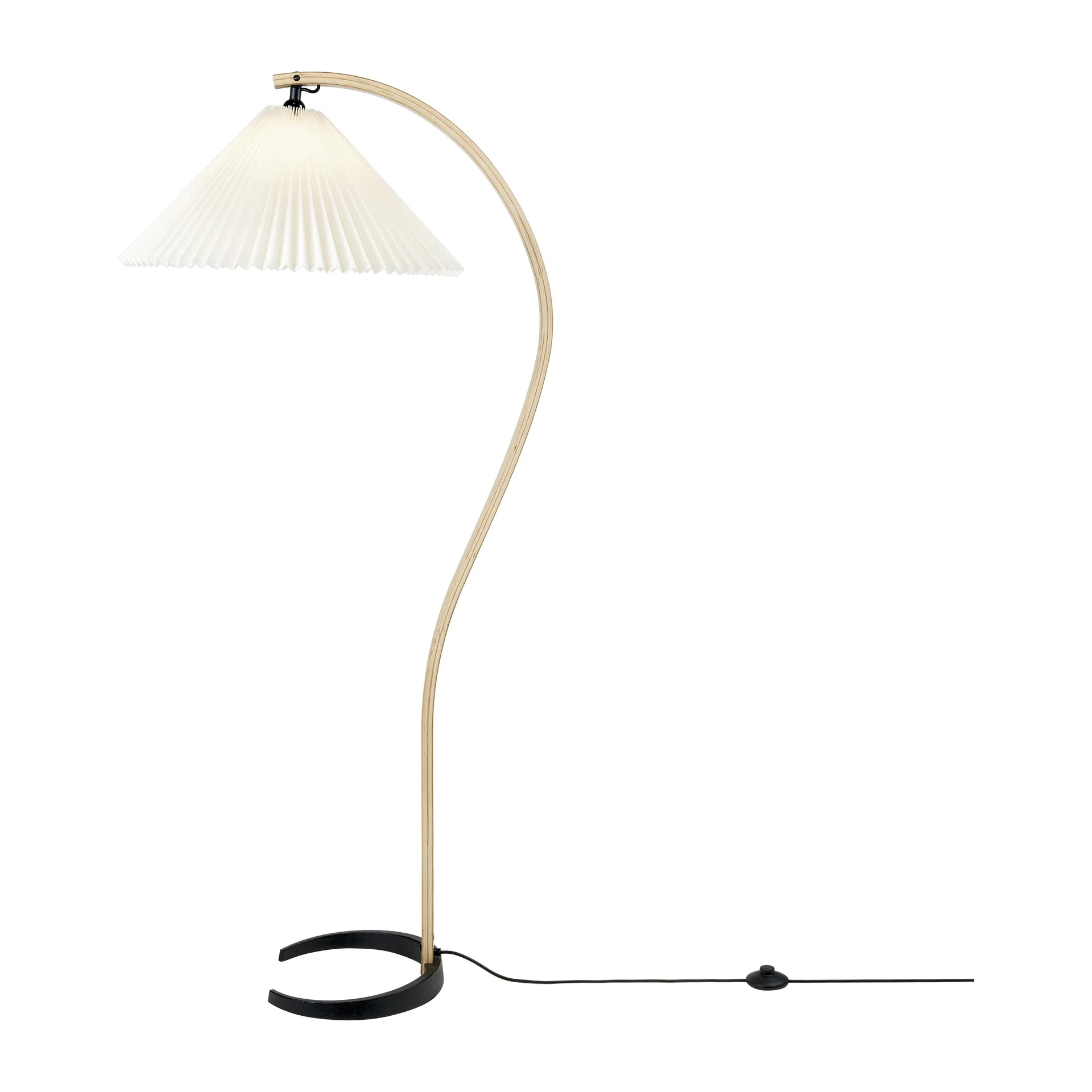Timberline gulvlampe, Oak-birch-white GUBI