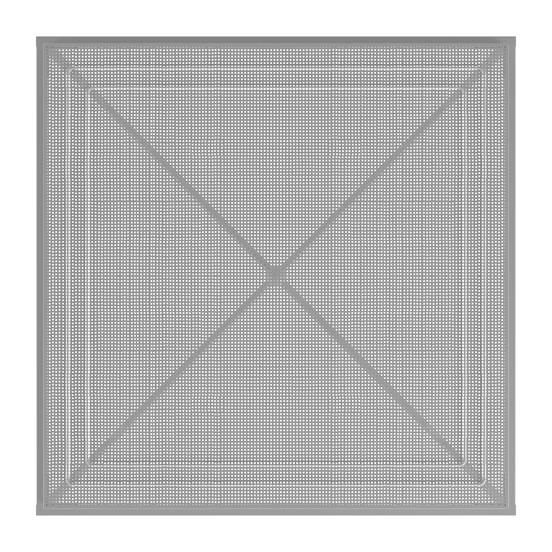 Tropique bord 90 x 90 x 75 cm, Classic white semi matt GUBI