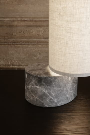 Unbound bordlampe - Canvase-grå marmor - GUBI