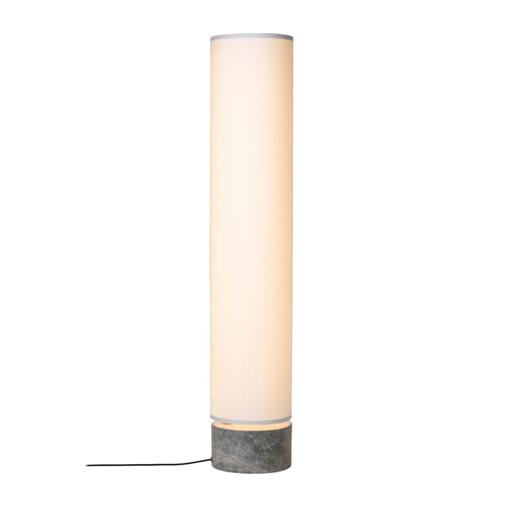 Unbound gulvlampe 120 cm - Hvit-grå marmor - GUBI