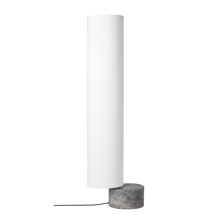 Unbound gulvlampe 120 cm, Hvit-grå marmor GUBI