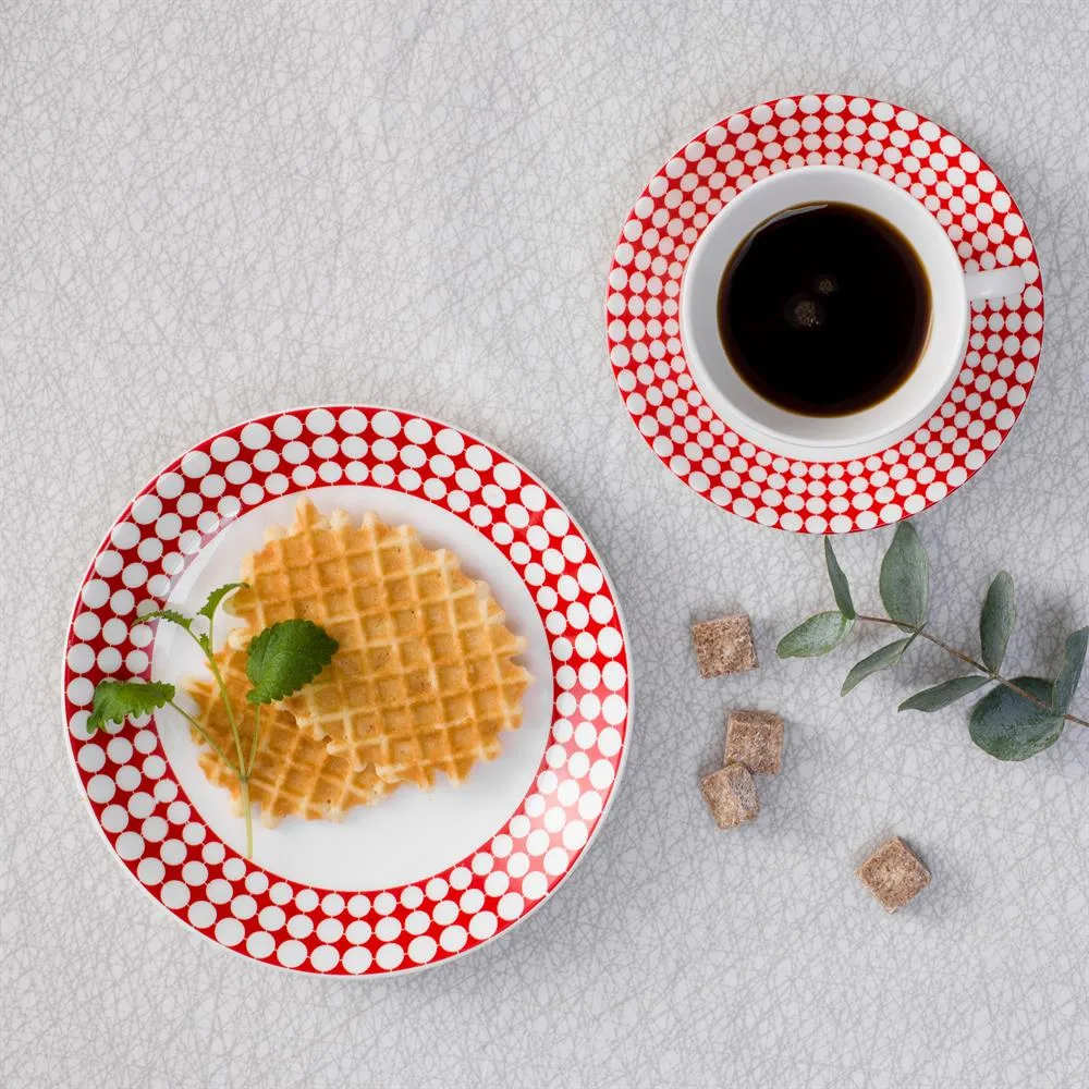 Eva kaffegods, Kaffekopp + skål Gustafsbergs Porslinsfabrik