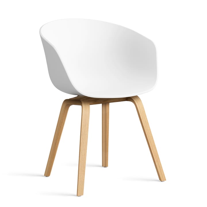 About a Chair 22 stol 2.0 - Hvitlakkert ekstativ - HAY