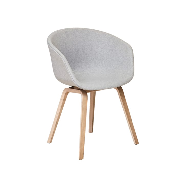 About a Chair 23 stol - Divina melange 120 lys grå-såpet eik - HAY