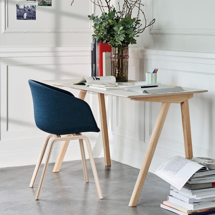 About a Chair 23 stol, Divina melange 120 lys grå-såpet eik HAY