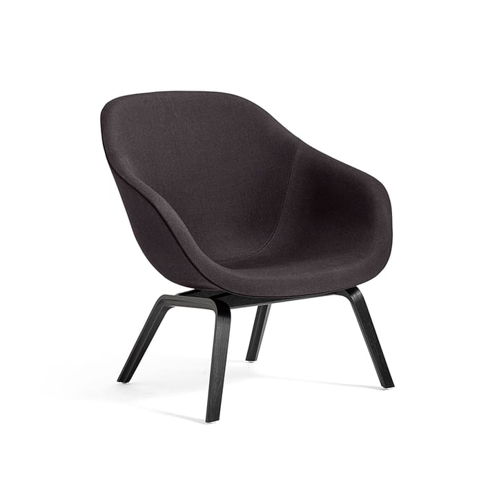 About a Lounge 83 lounge-stol - Black mørk brun melange-svart eikben - HAY
