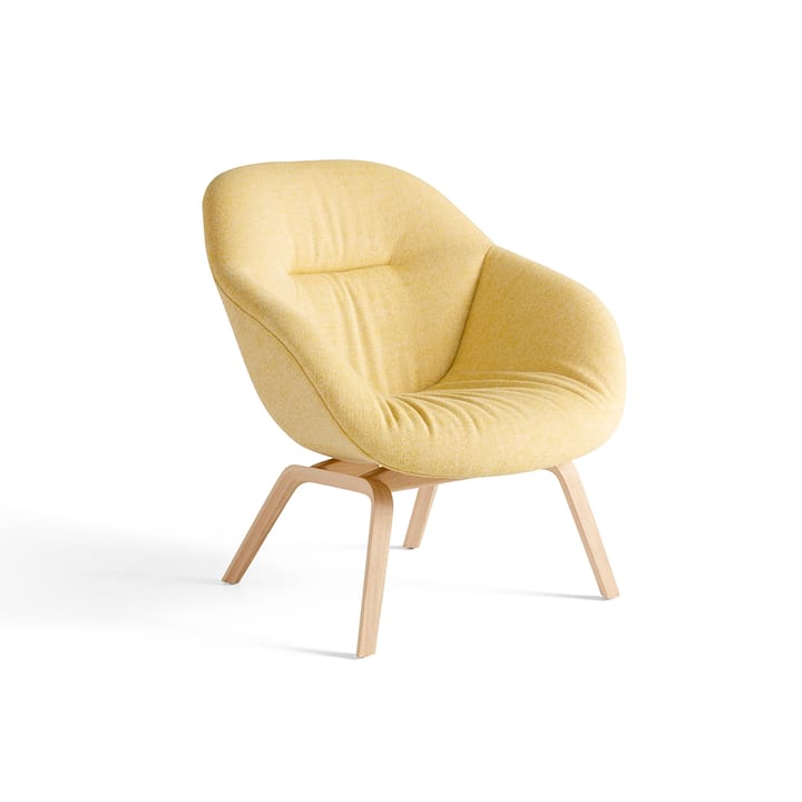 About a Lounge 83 Soft loungestol - Hallingdal 407 yellow-ekben - HAY