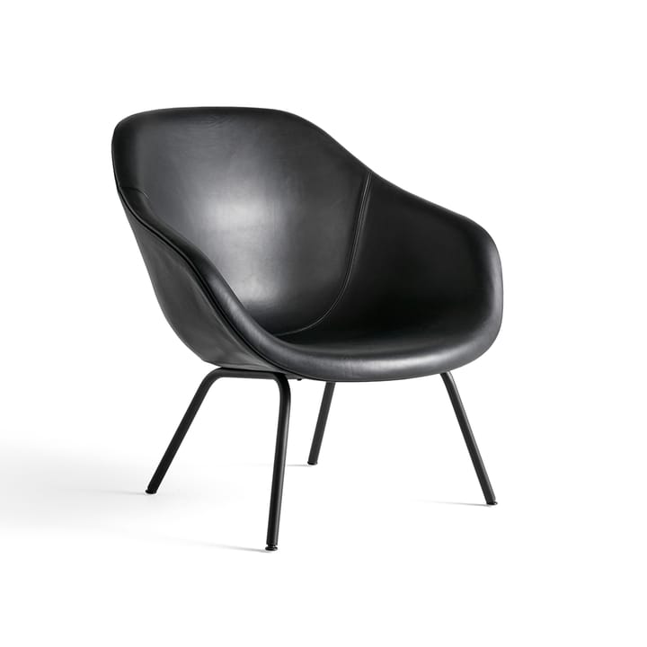 About a Lounge 87 lenestol - Sense black-svart stålfot - HAY