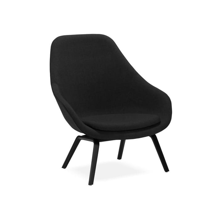 About a Lounge 93 lenestol - Remix 183 black-svart eikeben - HAY