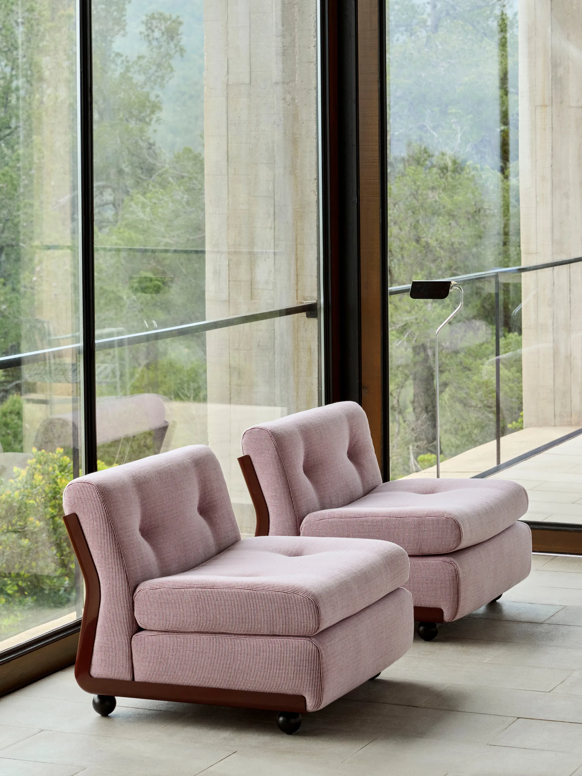 Amanta sofamodul, Burgundy red-yuma 1851, 1-seter/lenestol HAY