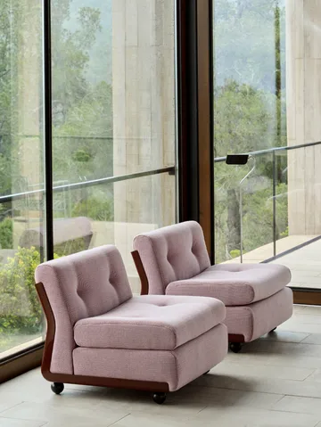 Amanta sofamodul - Burgundy red-yuma 1851, 1-seter/lenestol - HAY