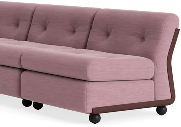 Amanta sofamodul - Burgundy red-yuma 1851, 3-seter - HAY