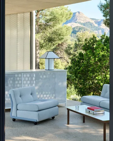 Amanta sofamodul - Frost blue-naveli 723, 1-seter/lenestol - HAY