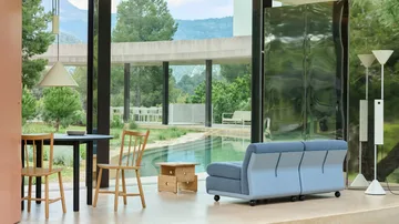 Amanta sofamodul - Frost blue-naveli 723, 2-seter - HAY