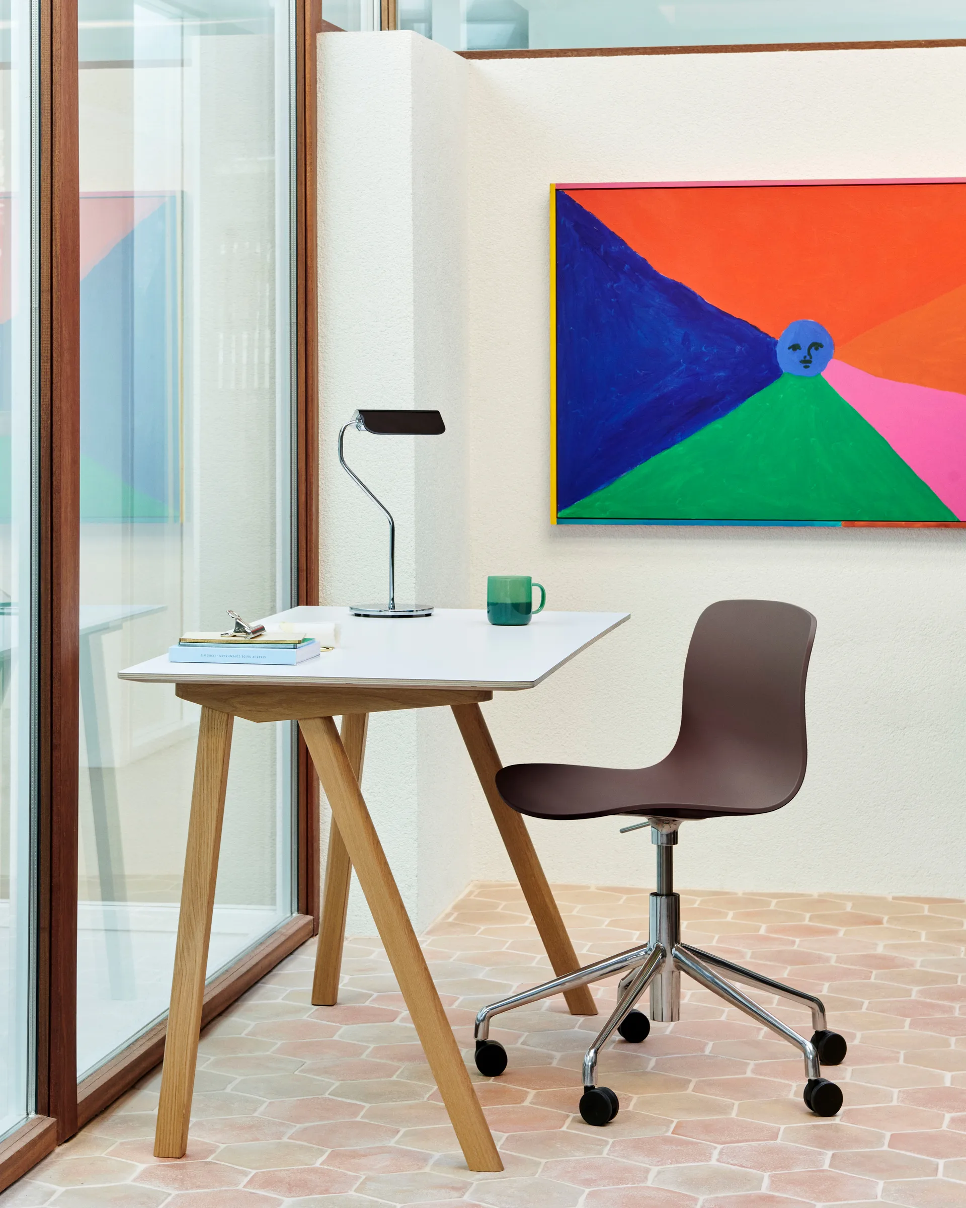 Apex bordlampe, Iron black HAY