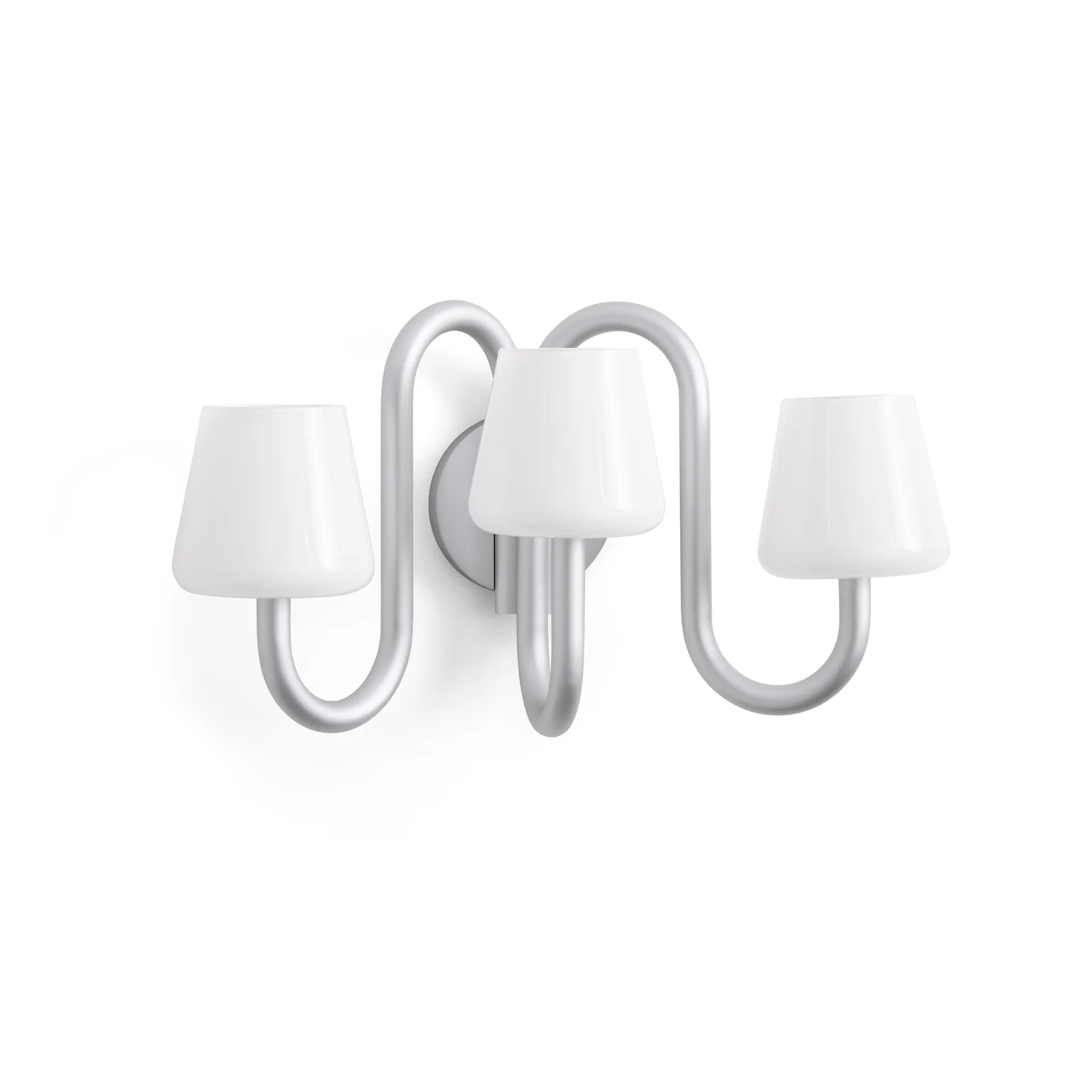 Apollo vegglampe, White opal HAY