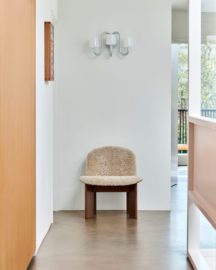 Apollo vegglampe, White opal HAY