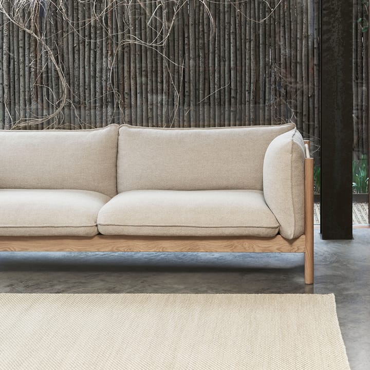 Arbour ECO 2-seters Sofa, Dark blue-voksoljet valnøtt HAY