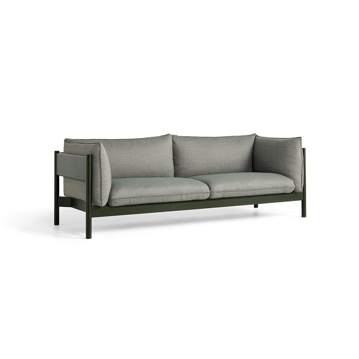 Arbour ECO 3-seters sofa - Green-flaskGreen  bøk - HAY
