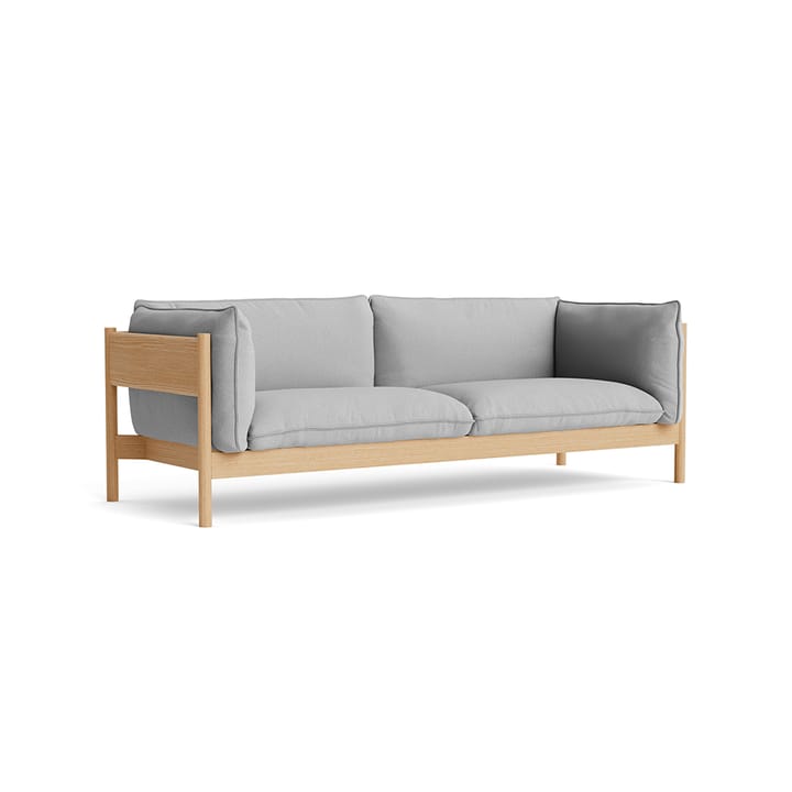 Arbour ECO 3-seters sofa - Steelcut Trio 113 voksoljet eik - HAY