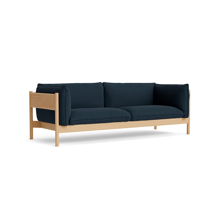 Arbour ECO 3-seters sofa - Steelcut Trio 796-voksoljet eik - HAY