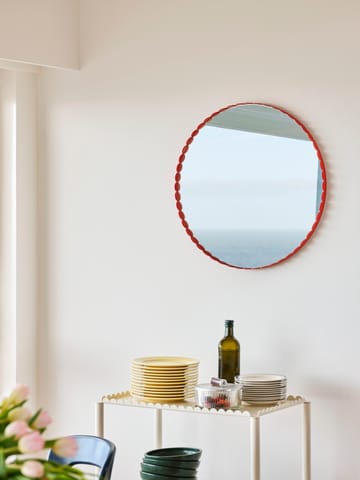 Arcs Mirror speil Ø60 cm - Red - HAY