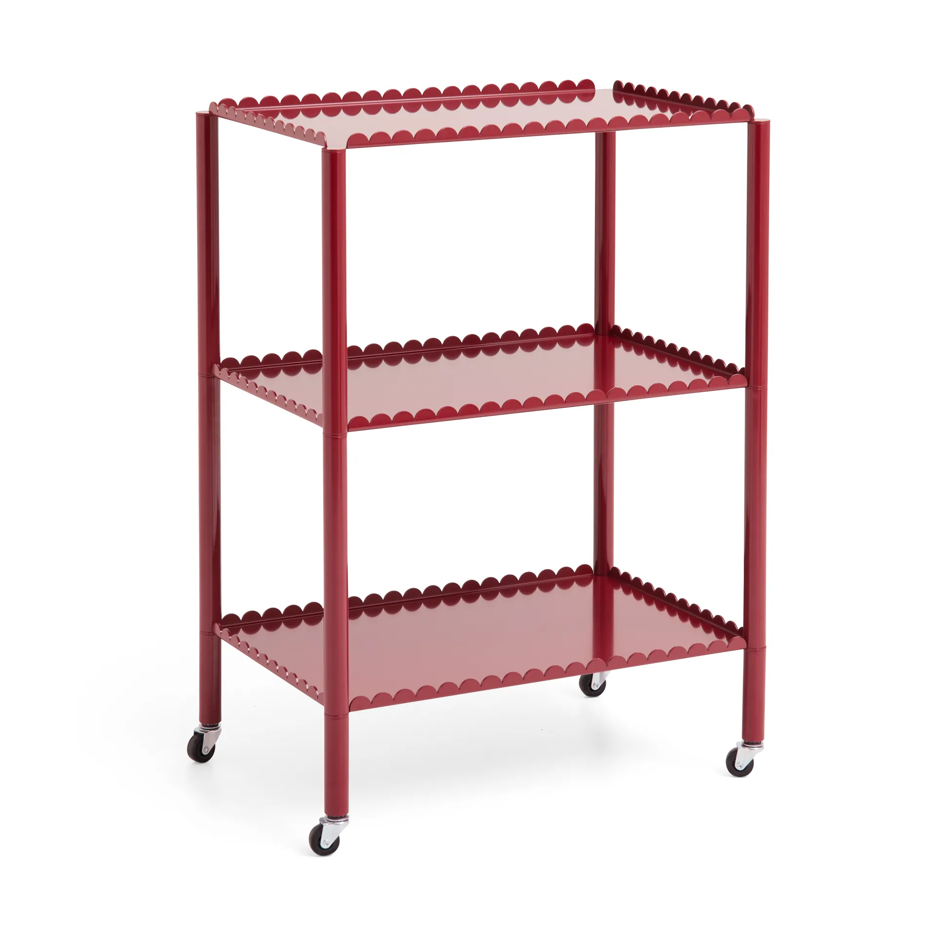Arcs Trolley High serveringsvogn, Auburn red HAY