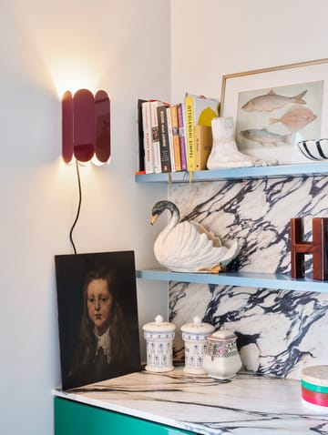 Arcs wall switch vegglampe - Auburn red - HAY