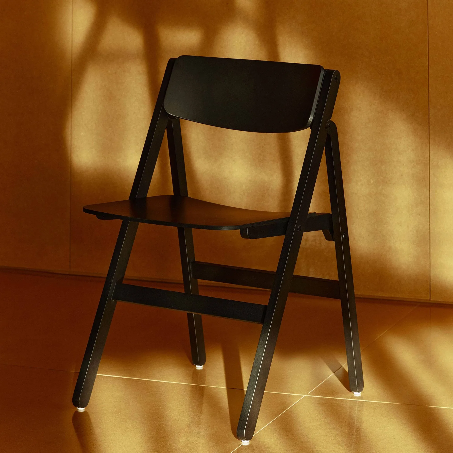 Backflip Chair stol→Backflip Chair stol, Anthracite lakkert bøk HAY