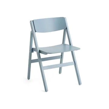Backflip Chair stol→Backflip Chair stol - Cloud blue lakkert bøk - HAY