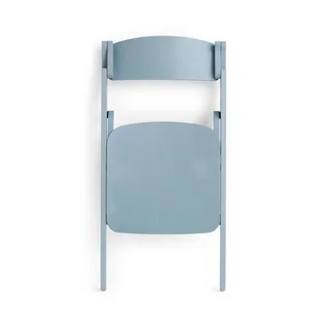 Backflip Chair stol→Backflip Chair stol - Cloud blue lakkert bøk - HAY