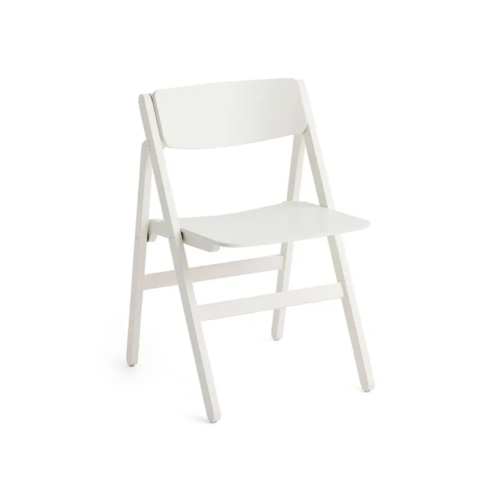 Backflip Chair stol→Backflip Chair stol - Cream white lakkert bøk - HAY