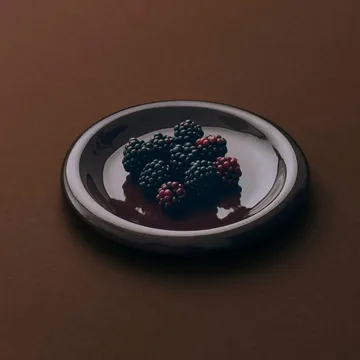 Barro tallerken - Burgundy, Ø18 cm, 2-pakning - HAY