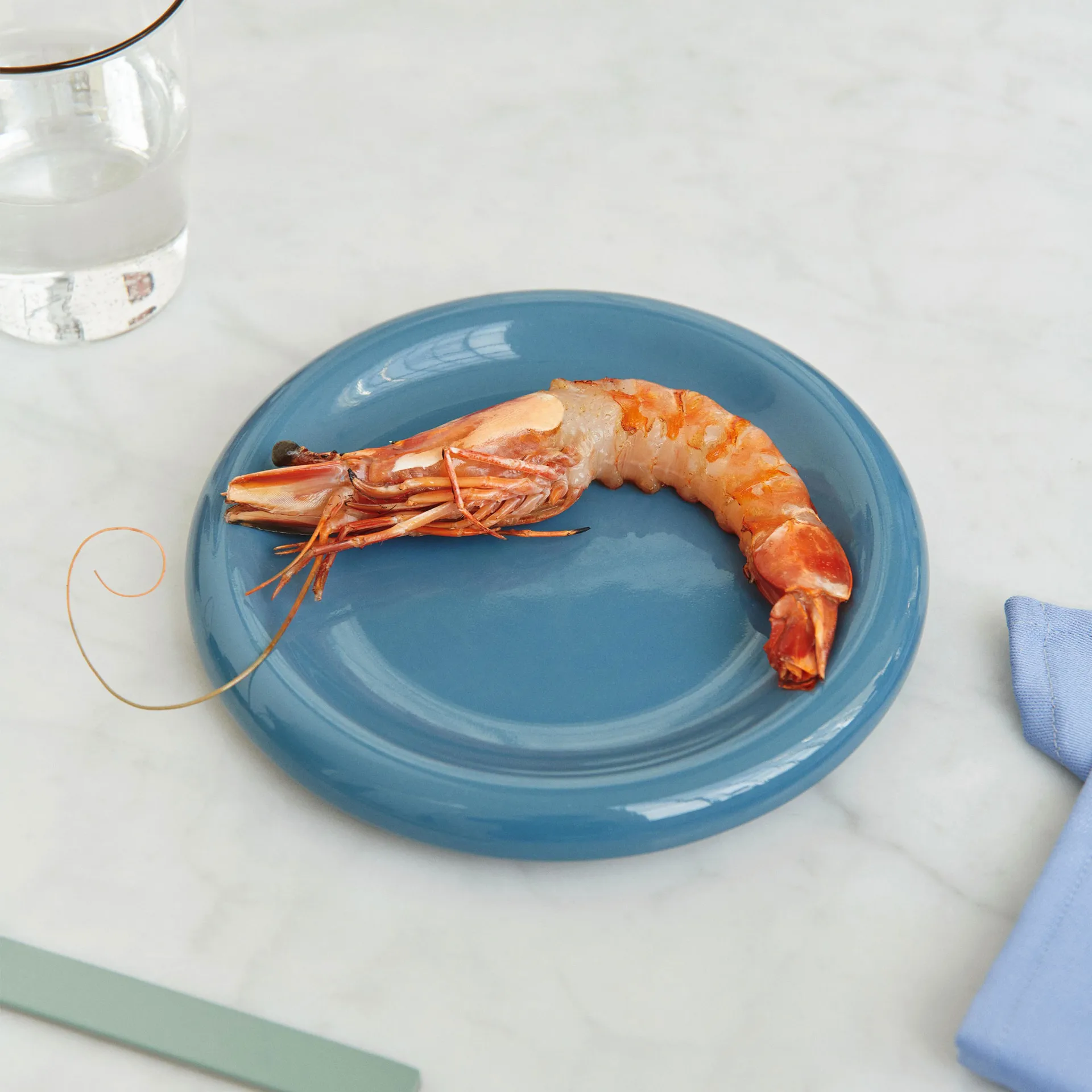 Barro tallerken, Dark blue, Ø24 cm 2‑pakning HAY