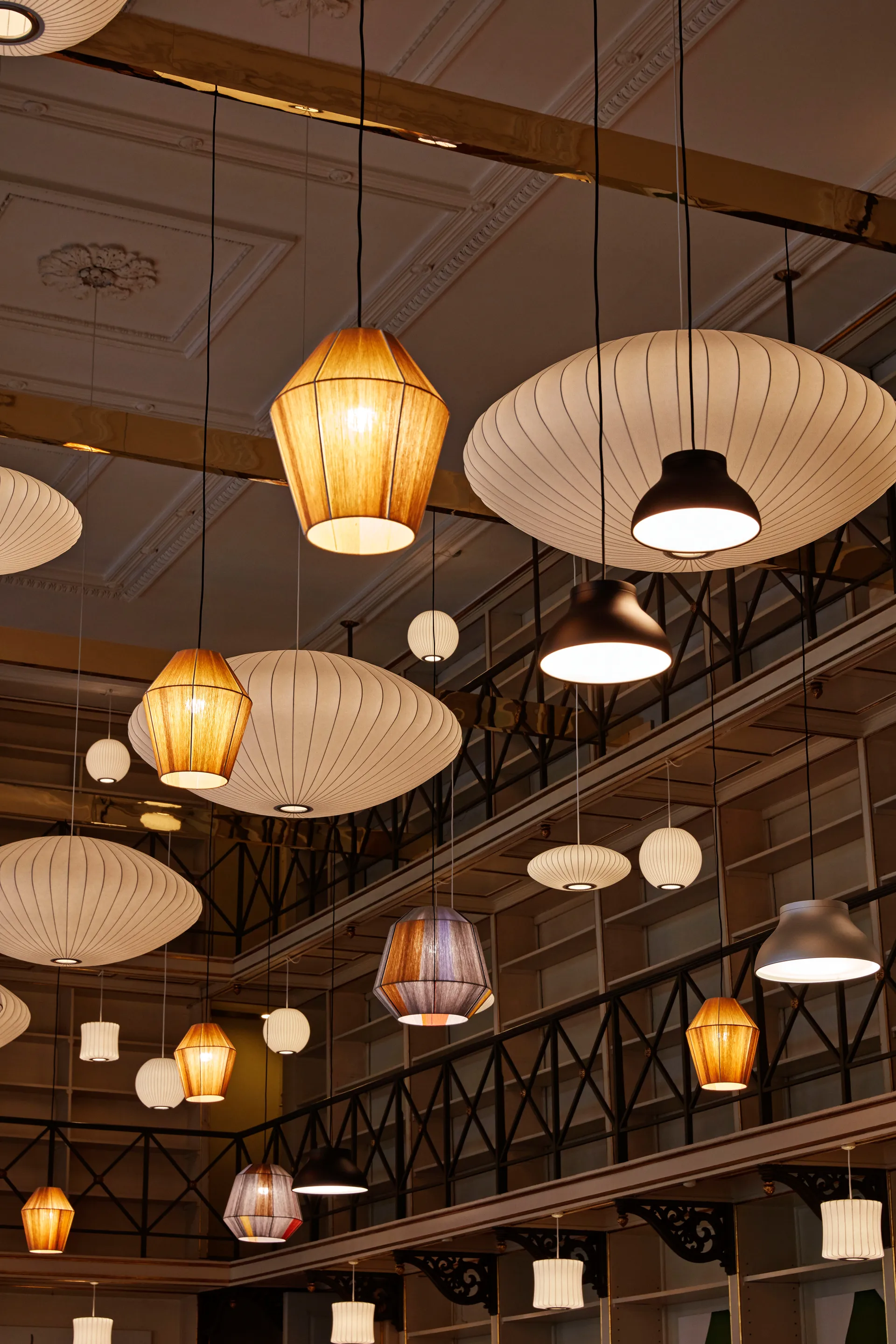 Bonbon Shade lampeskjerm Ø 32 cm, Yellow melange HAY