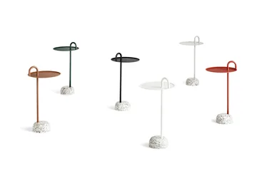 Bowler sidebord - Cream white-granite - HAY