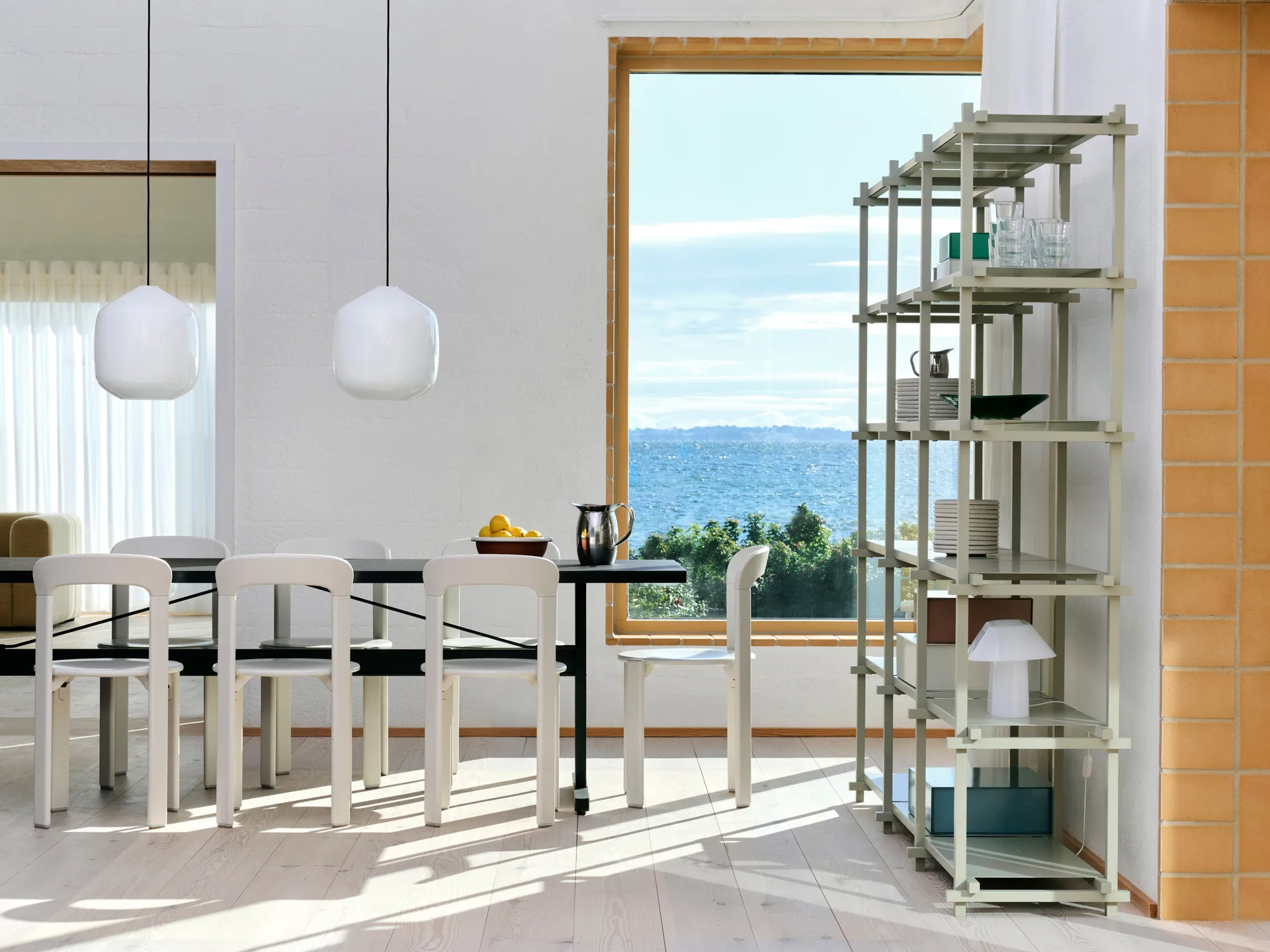 Buoy pendel Ø30 cm, Opal glass-garden green HAY