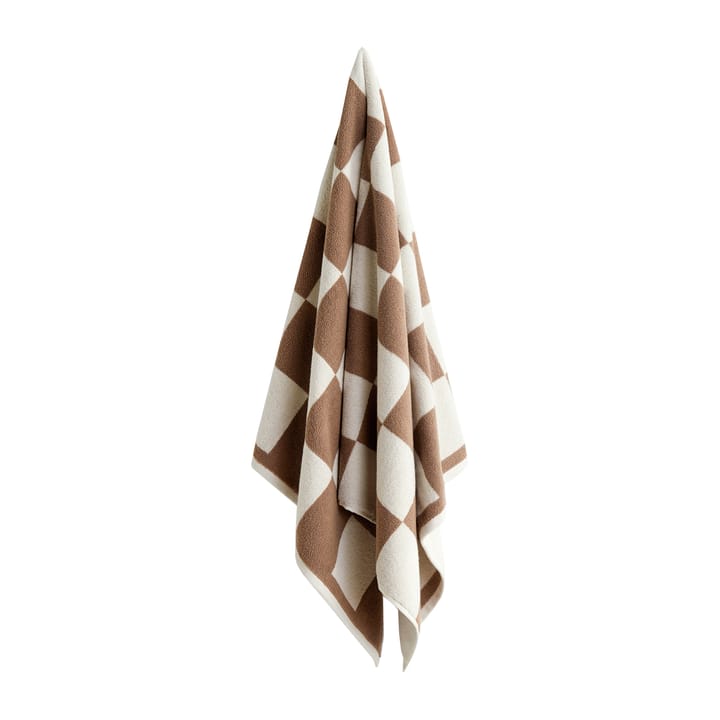 Check badehåndkle 70 x 136 cm - Cappuccino - HAY