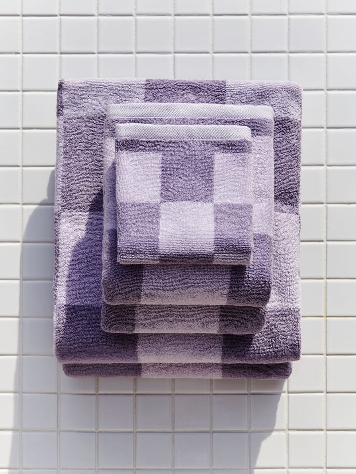 Check håndkle 30 x 30 cm, Lavender HAY