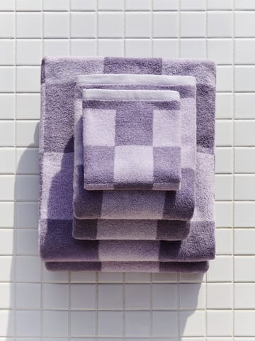 Check håndkle 50 x 90 cm - Lavender - HAY