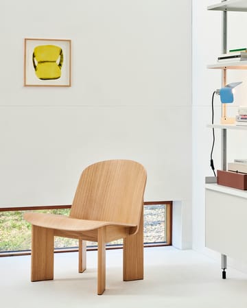 Chisel lounge chair - Lakkert eik - HAY