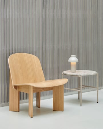 Chisel lounge chair - Lakkert eik - HAY